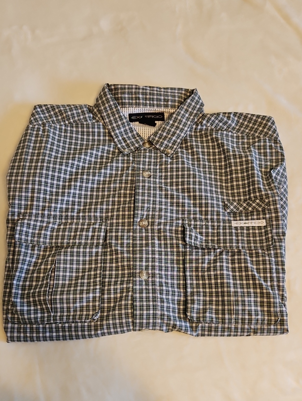Exofficio Men's Stripe Button-Up Shirt XXL